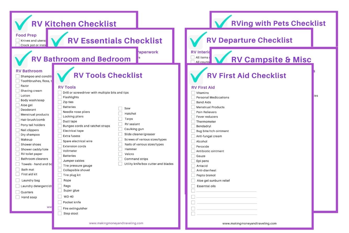 Rv Setup Checklist Pdf Free