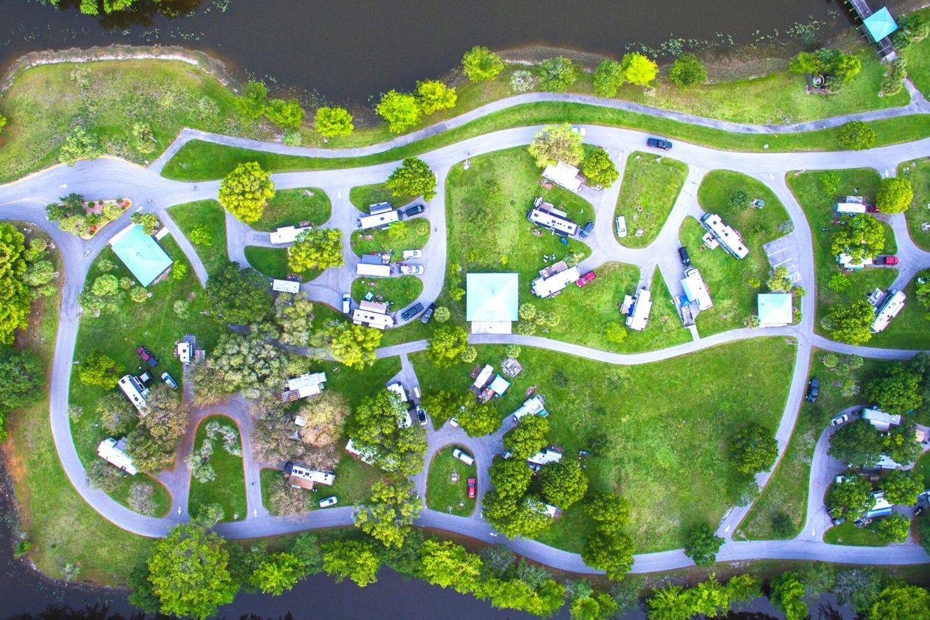 Campground Overhead View 
